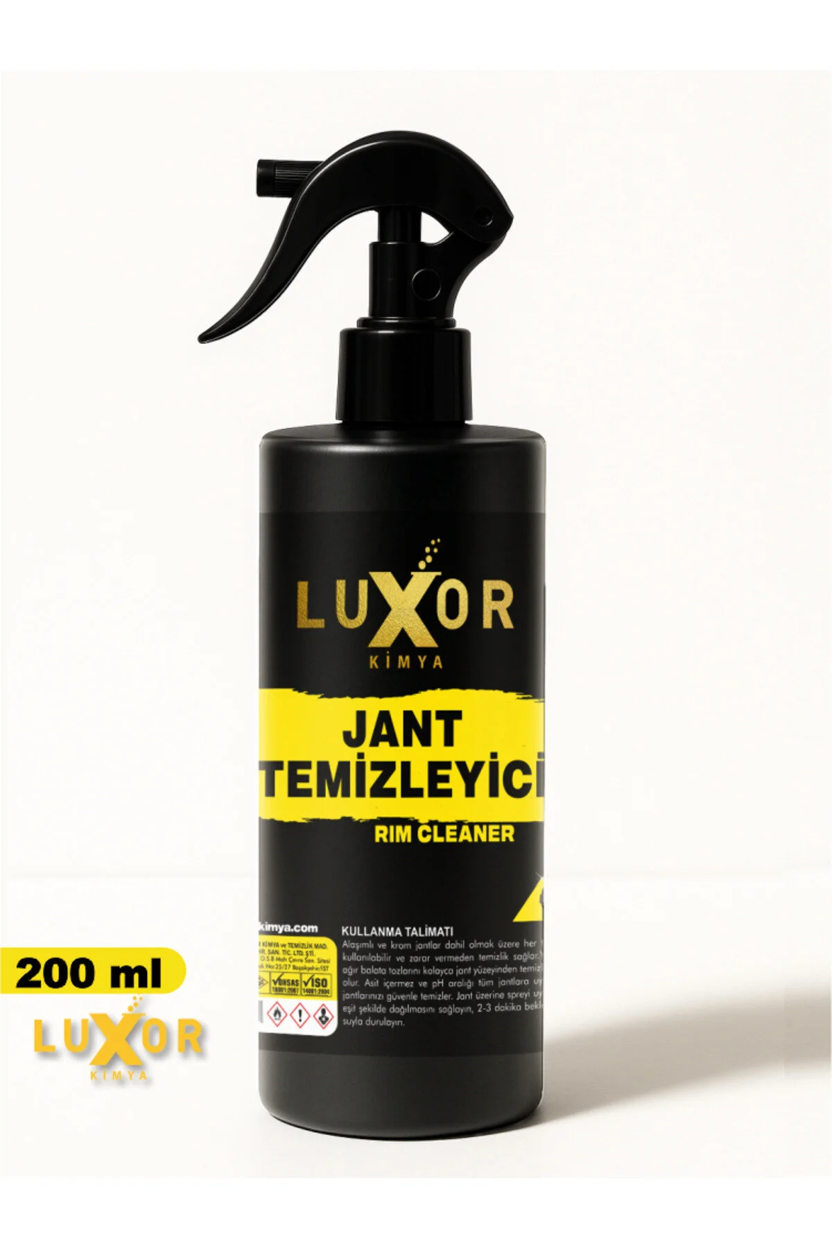 200ML Jant Temizleyici ve Lastik Parlatıcı Oto Bakım Seti Oto Yıkama Seti görsel 3