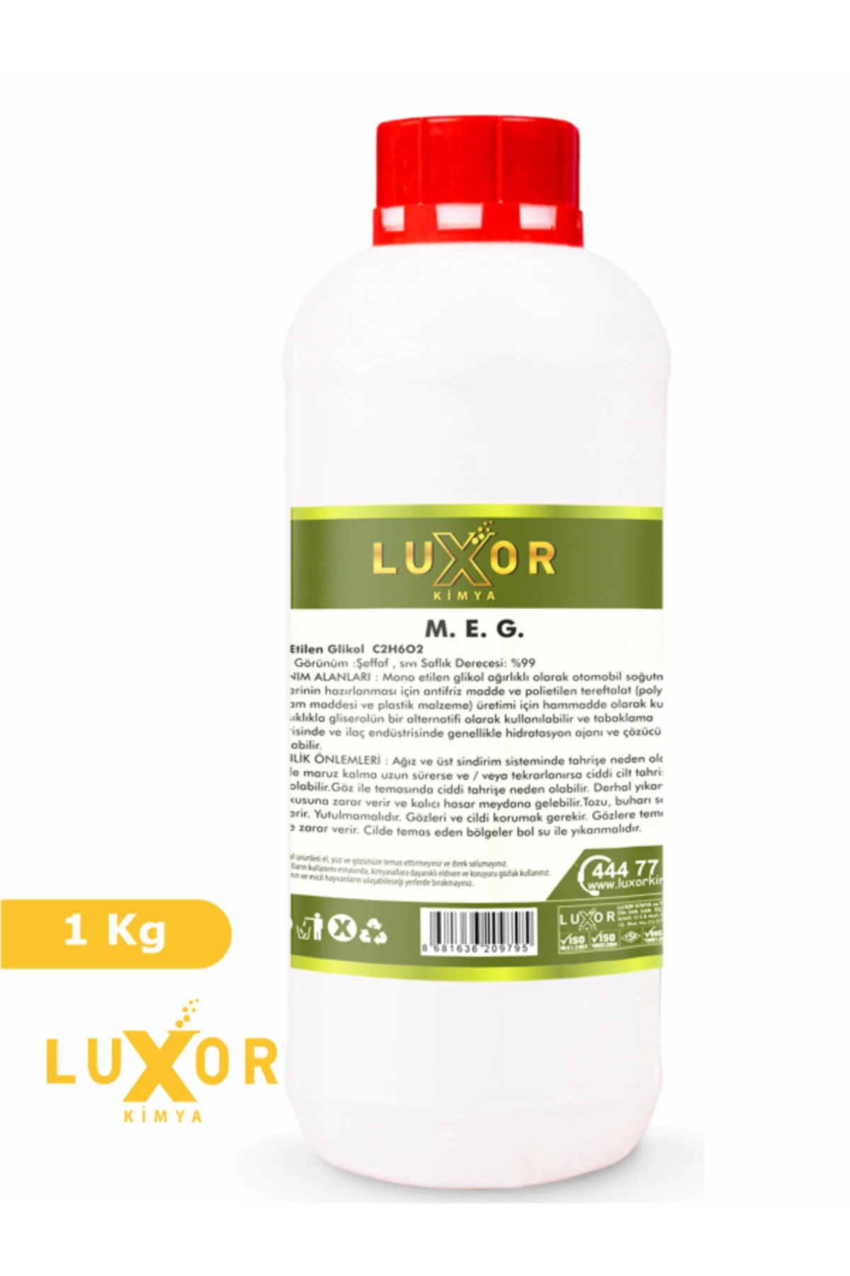 Kimya M.e.g. Mono Etilen Glikol 1 Kg