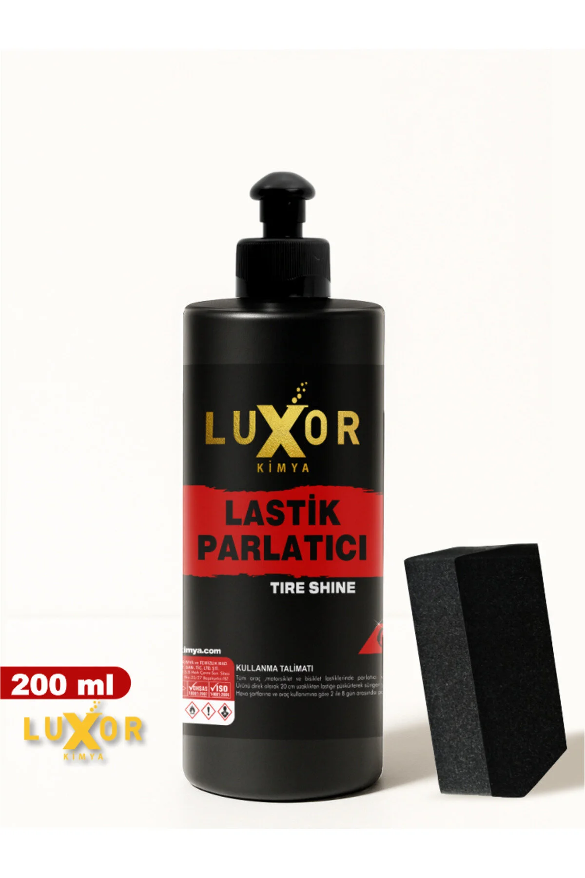 200 ML 2'li Lastik Parlatıcı görsel 2