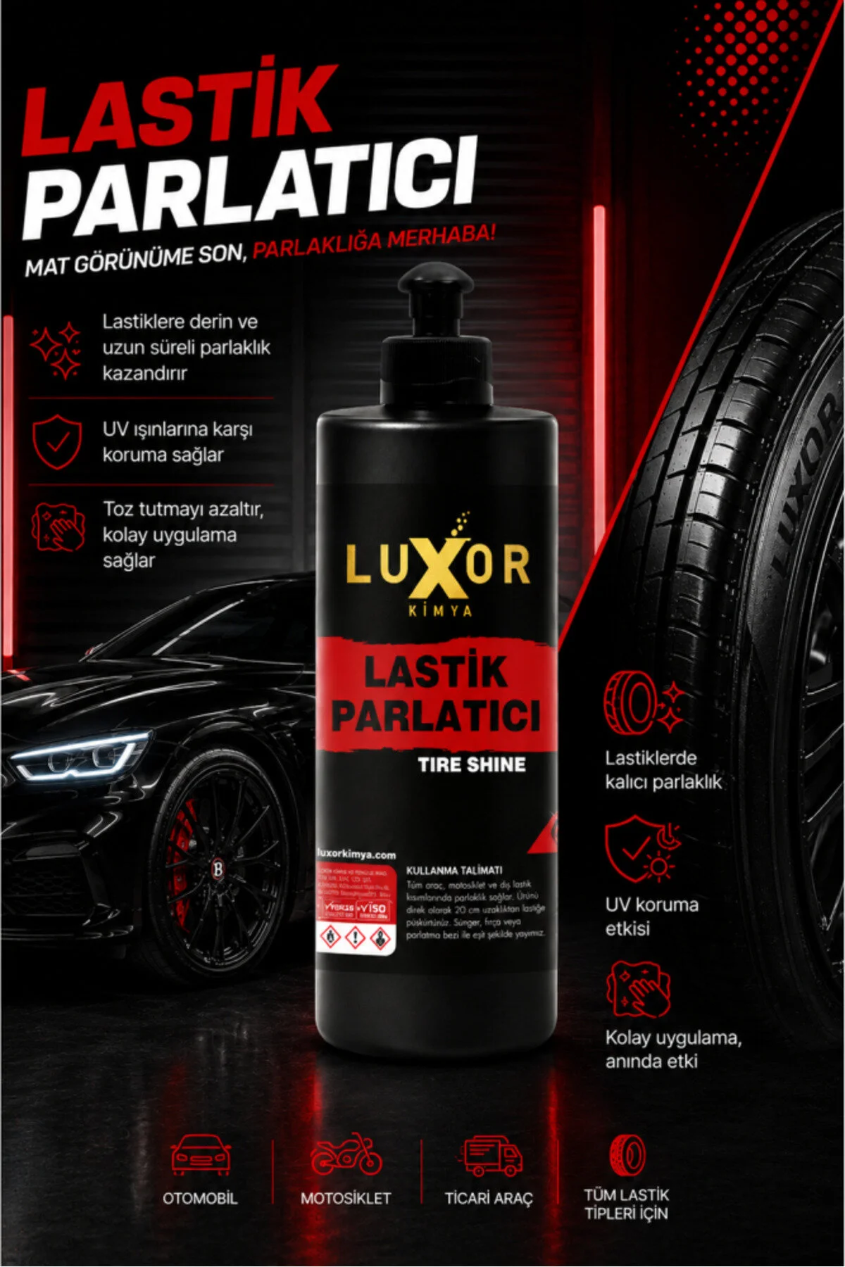 Lastik Parlatıcı 200 ml görsel 2