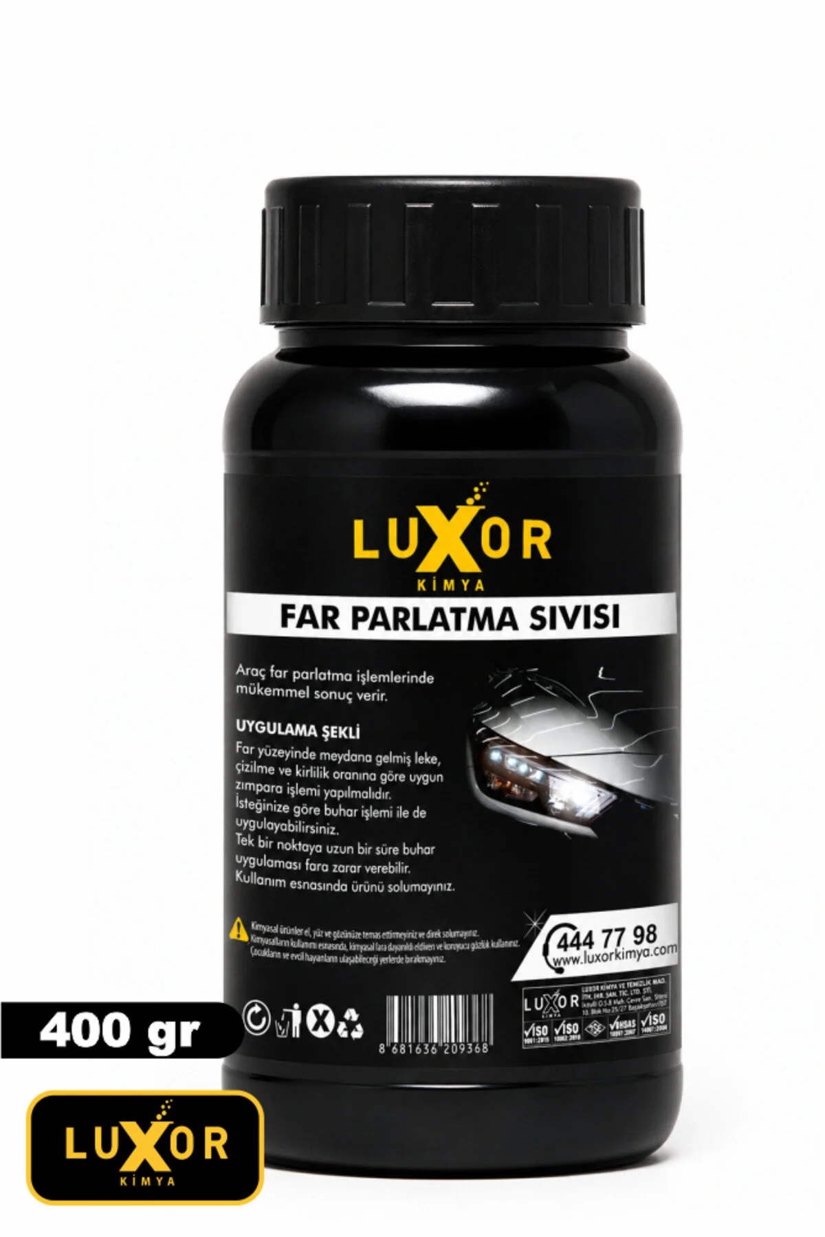 Far Parlatma Buharlı Far Parlatıcı Far Temizleme 400 Gr
