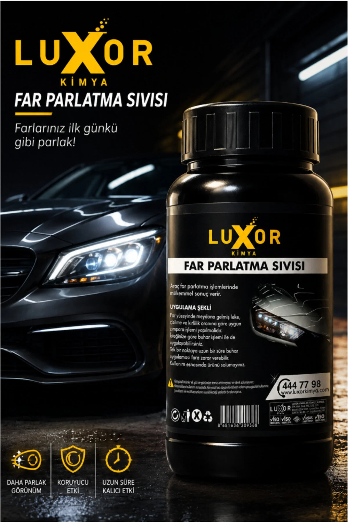 Far Parlatma Buharlı Far Parlatıcı Far Temizleme 400 Gr görsel 2