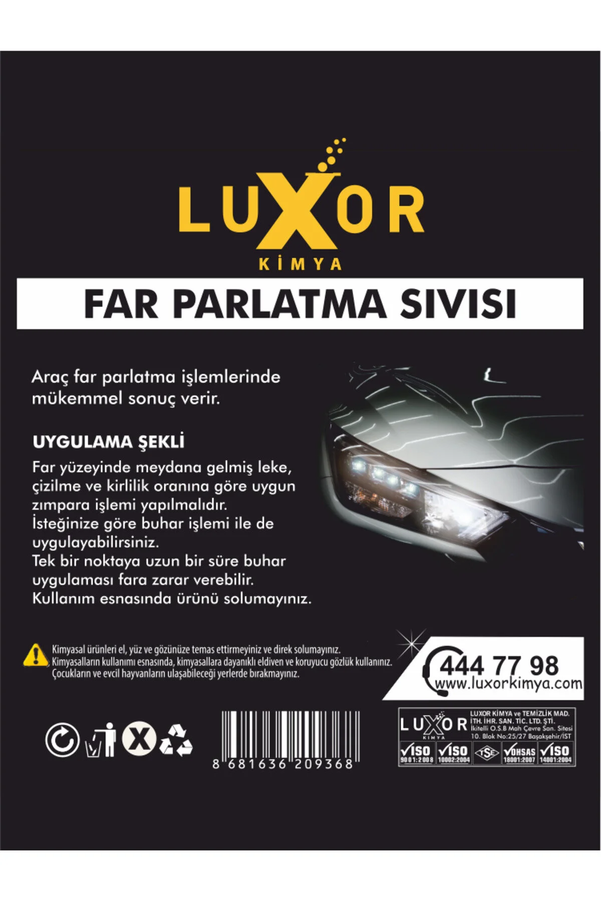 Far Parlatma Buharlı Far Parlatıcı Far Temizleme 400 Gr görsel 3