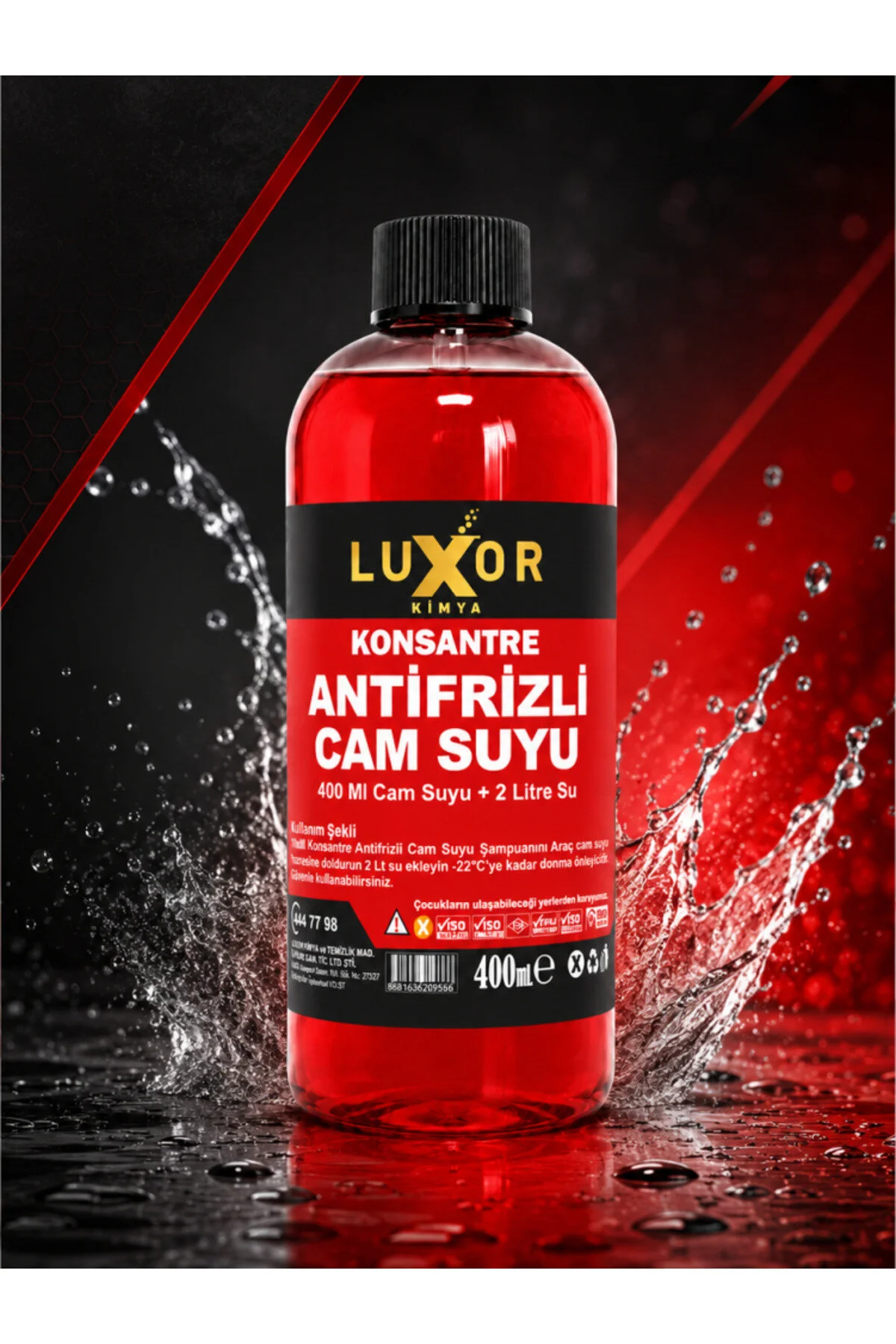 Antifrizli Konsantre Cam Suyu 400 ML görsel 4