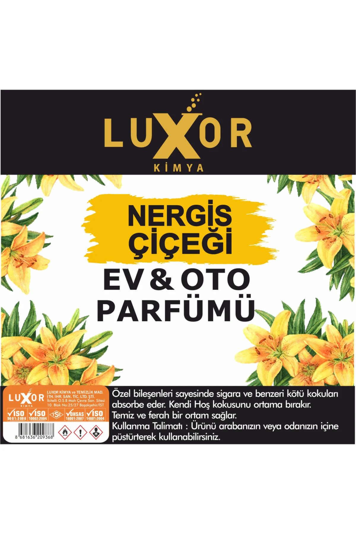 Mango Kavun & Nergis Çiçeği Oto Kokusu 400 ML x 2 Set Ev & Araç Sprey Parfüm görsel 4