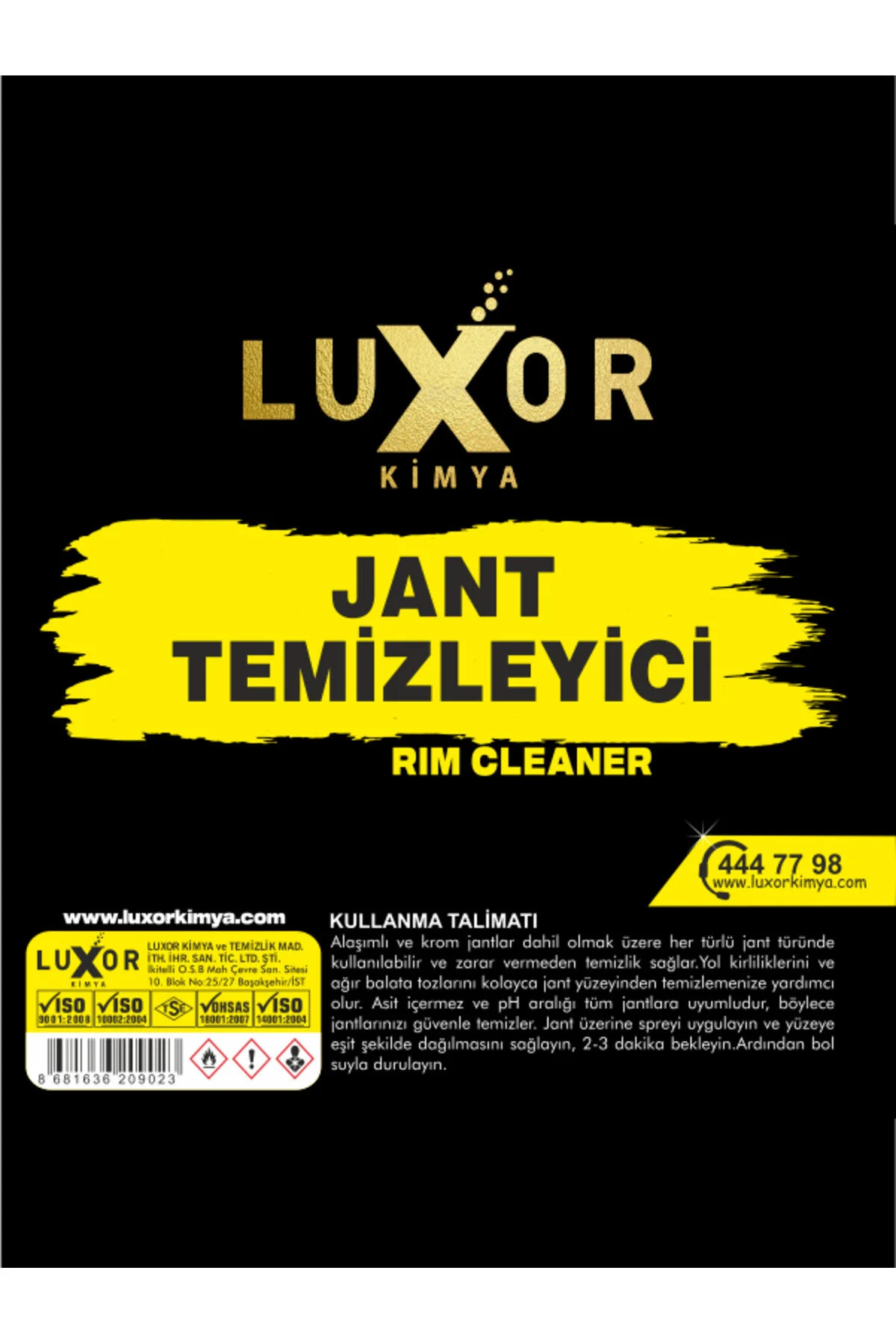 Gold Serisi Jant Temizleyici 473 ml görsel 3