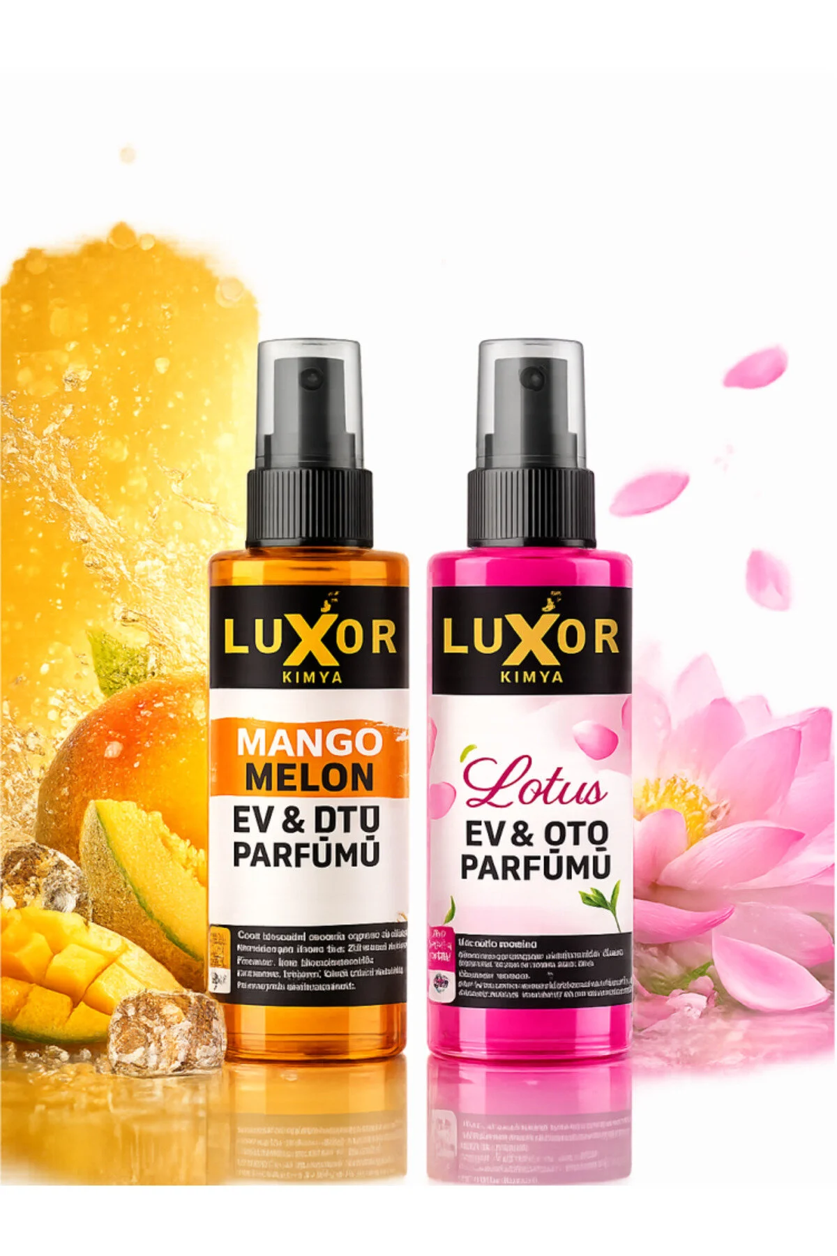 Oto Parfümü Mango Kavun & Lotus 100 ML | Oto Kokusu | Araç Parfümü | Sprey Oto Kokusu