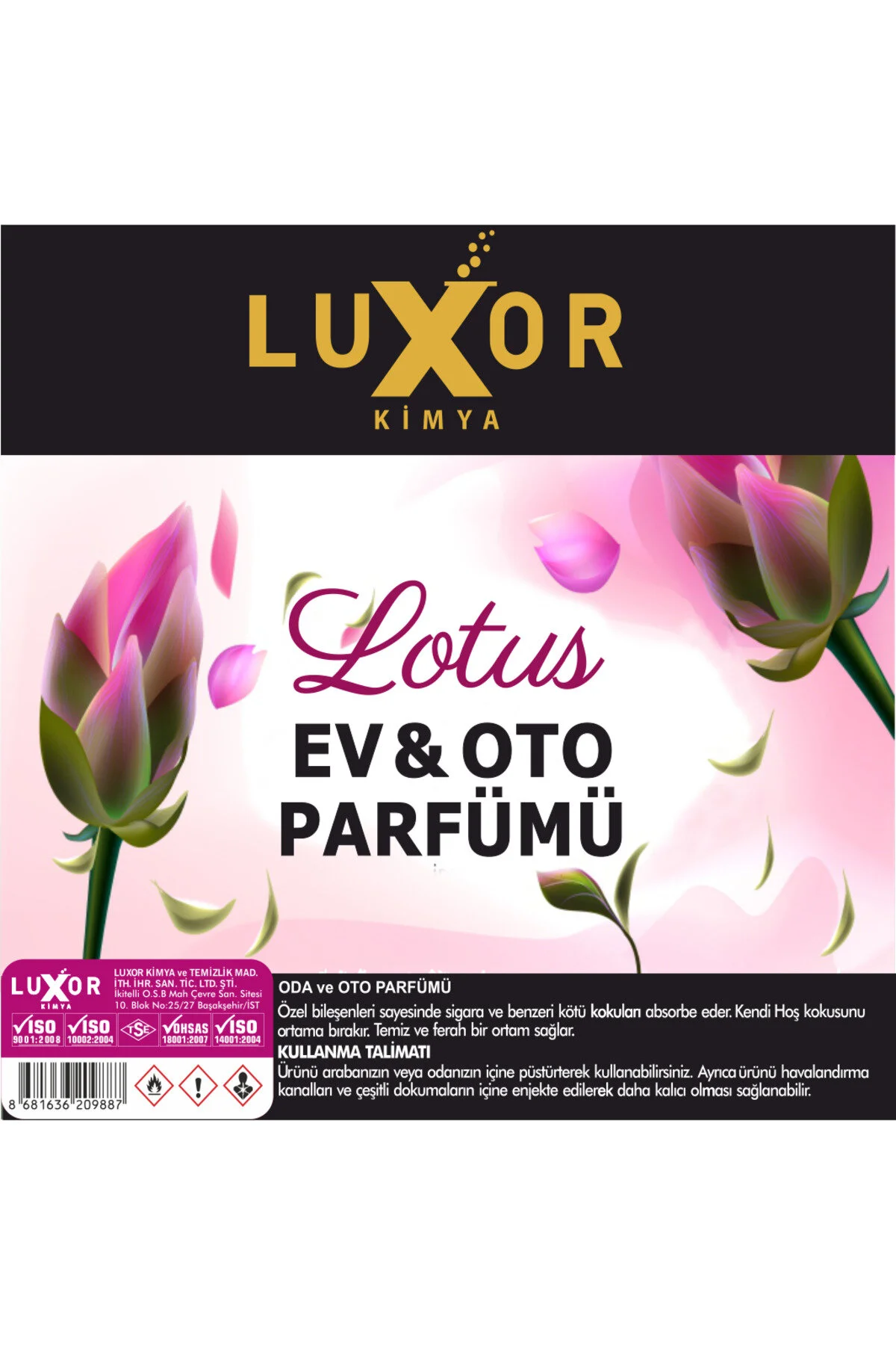 Oto Parfümü Mango Kavun & Lotus 100 ML | Oto Kokusu | Araç Parfümü | Sprey Oto Kokusu görsel 4