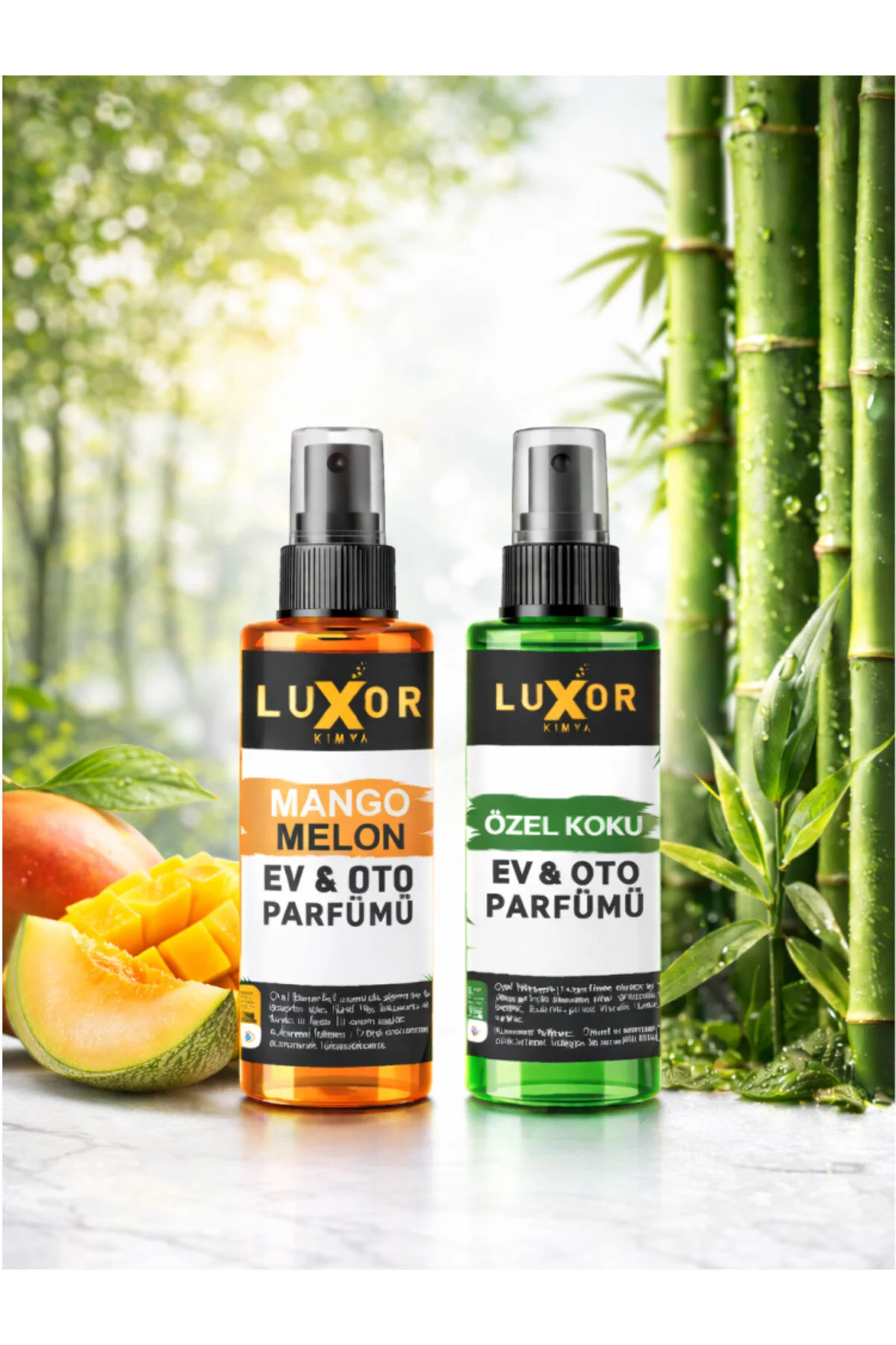 Oto Parfümü Mango Kavun & Özel Koku 100 ML | Oto Kokusu | Araç Parfümü | Sprey Oto Kokusu
