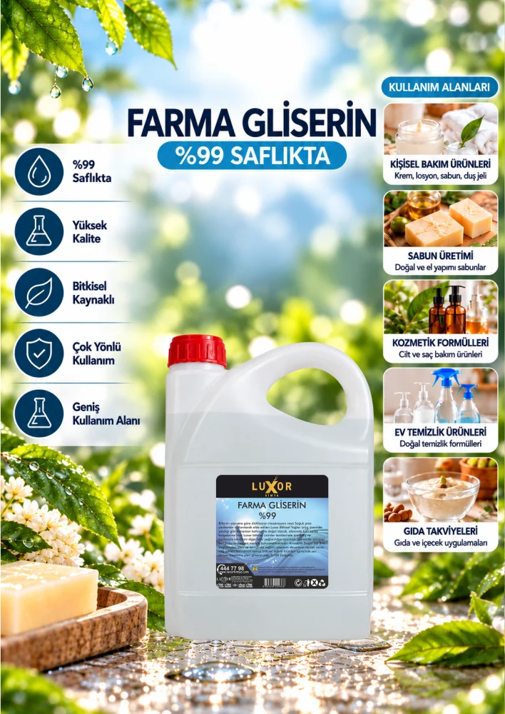 Luxor Kimya Farma Gliserin 4 Kg görsel 2