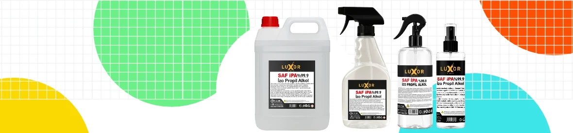 Luxor Kimya Saf İPA %99 İzopropil Alkol 400 ml kapak görseli