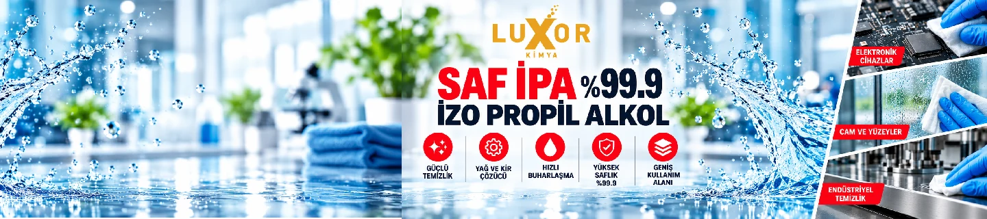 Luxor Kimya Saf İPA %99 İzopropil Alkol 5 Lt – Elektronik ve Yüzey Temizleme kapak görseli